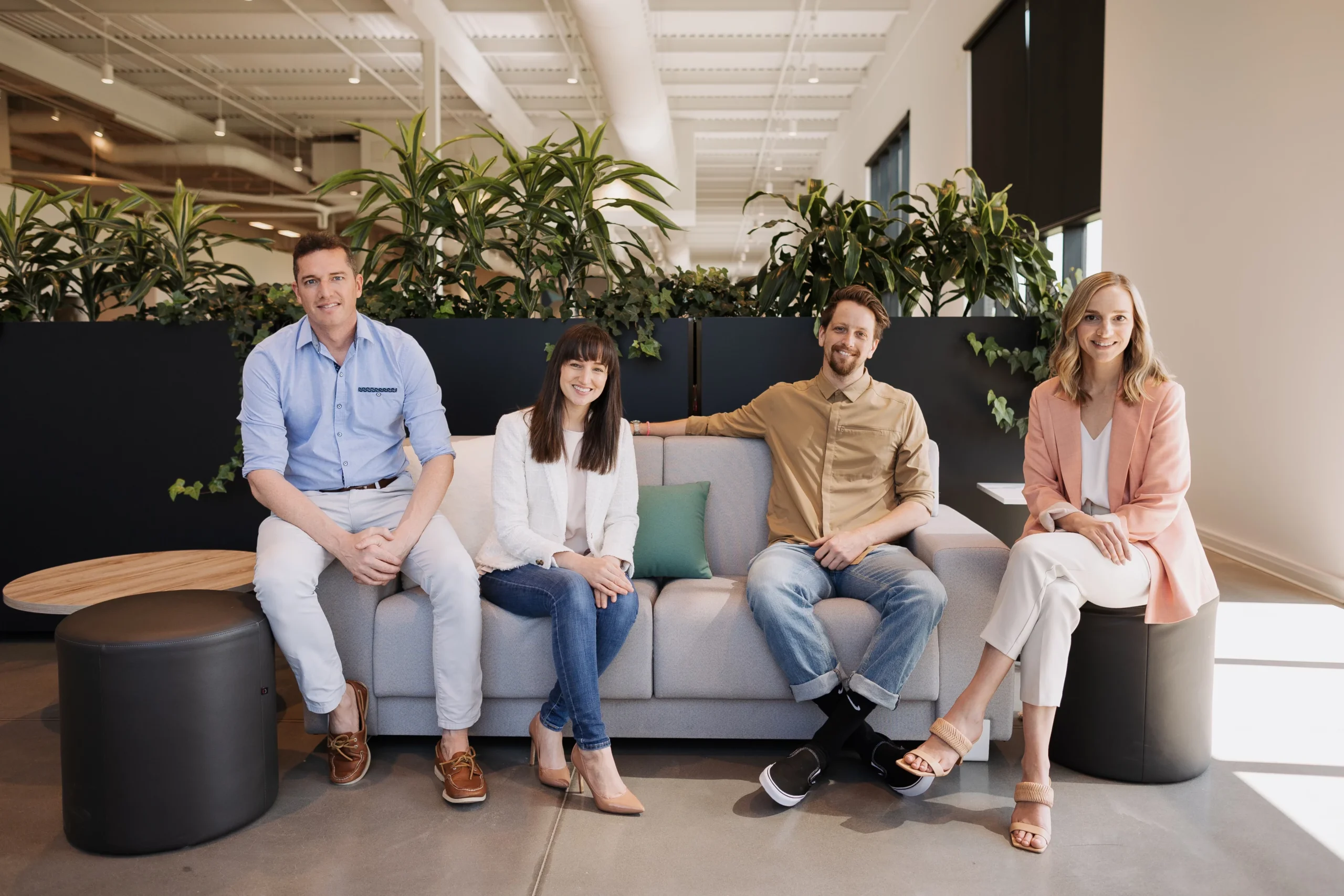 Notre relève : Nicolas, Marie-France, Marc-Antoine, Marie-Josée Legault